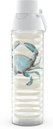 Miniatura 15 de Tervis Traveler - Vaso aislado de triple pared Sara Berrenson de algas marinas profundas mantiene las bebidas frías y calientes, 20 onzas, acero