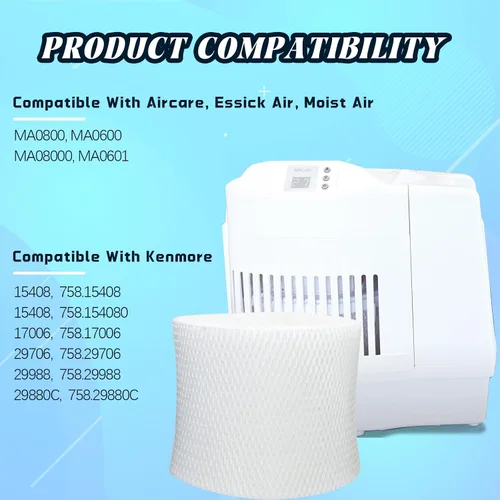 Miniatura 3 de MAF2 Filtro humidificador de repuesto para AIRCARE Essick Air Moist Air MA0800 MA0600 MA08000 MA0601 para Kenmore 15408 15508 154080 17006 29706
