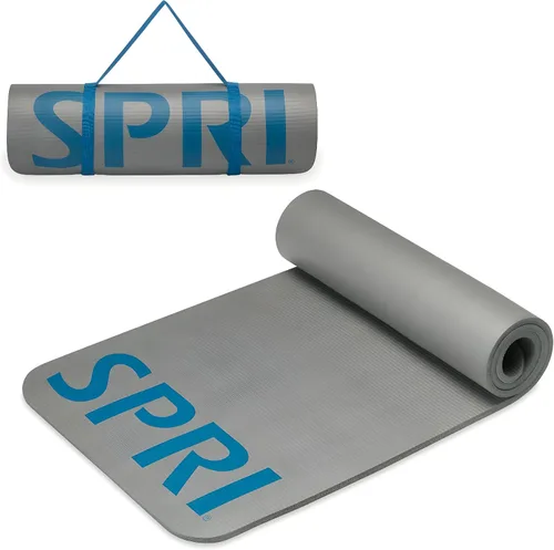 Miniatura 6 de SPRI Pro Fitness Matt de 0.472 pulgadas (0.472 in) - Tapete de ejercicio grueso para entrenamientos de piso, sentadillas, flexiones, estiramiento