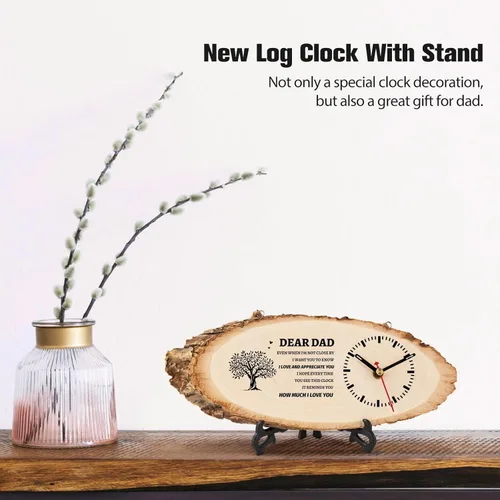 Miniatura 6 de BeauGift Regalos para hermano, Día del Padre, regalos de cumpleaños para hermanos de hermanas, hombres, amigos, reloj de madera, regalo