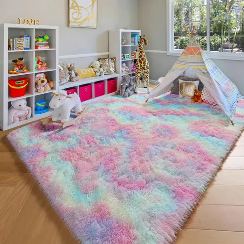 Miniatura 122 de ONASAR - Alfombra de pasillo negra de 2 x 6 pies, esponjosa, lavable, ultrasuave, afelpada, peluda, tapete para bebés, dormitorio de niños, armario
