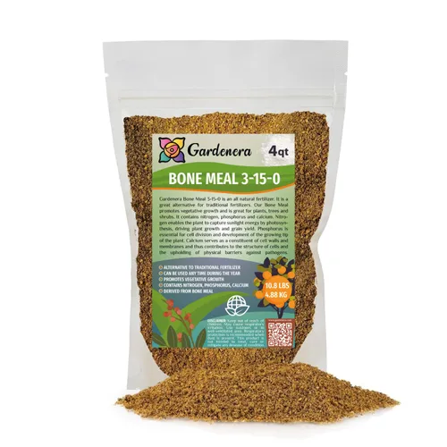 Miniatura 4 de GARDENERA Fertilizante natural para harina de hueso, añadir a la tierra para macetas, fuerte desarrollo de raíces, jardinería orgánica para tomates