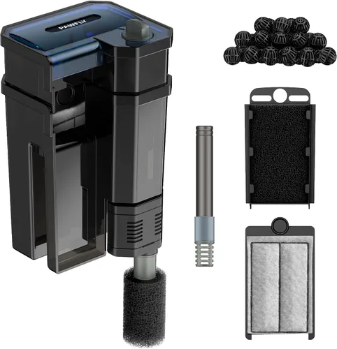 Miniatura 8 de Pawfly Paquete de 4 cartuchos de filtro para filtro de acuario PHF-300S PRO para colgar en la parte posterior, almohadilla de filtro para tanque
