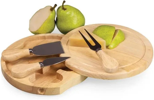 Miniatura 4 de Picnic TIME NFL Brie Cheese Board and Knife Set - Charcuterie Board Set - Wood Cutting Board