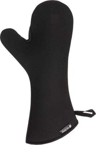 Miniatura 4 de San Jamar ucmx13bk Textured neopreno ultigrips convencionales Protección de la temperatura manopla para horno con webguard, 13" de longitud