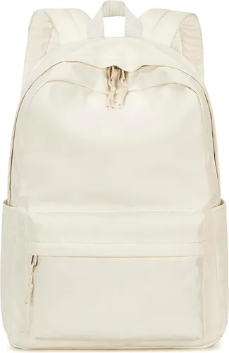 Miniatura 8 de BLUBOON Mochila escolar de lona, mochila escolar para adolescentes y niñas, escuela secundaria (Water Bule 3 en 1)