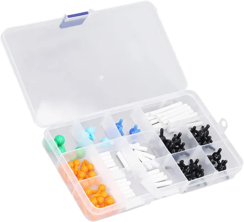 Miniatura 3 de Kit de modelo molecular de química, color vibrante fácil de desmontar Modelo de estructura molecular PP educativo interesante para la clase