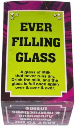 Miniatura 7 de MilesMagic Magician's Ever Filling Glass Gimmick Cualquier forma de líquido que se bloquea a sí mismo Efecto de leche Truco de magia real