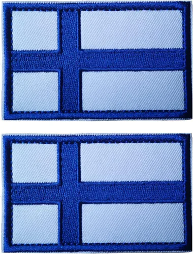 Miniatura 44 de 2 parches de bandera de Japón de AliPlus bordados tácticos militares moral parche apliques gancho y bucle