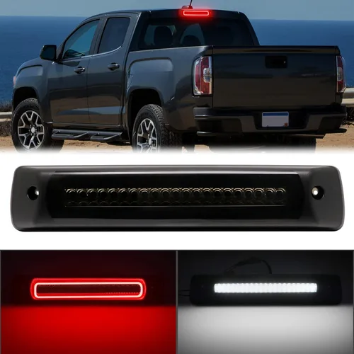Miniatura 10 de R&F Auto Tercera luz de freno LED de repuesto para Colorado/Canyon (2004-2012) Luces de carga de techo de camioneta, lámpara de freno de montaje B