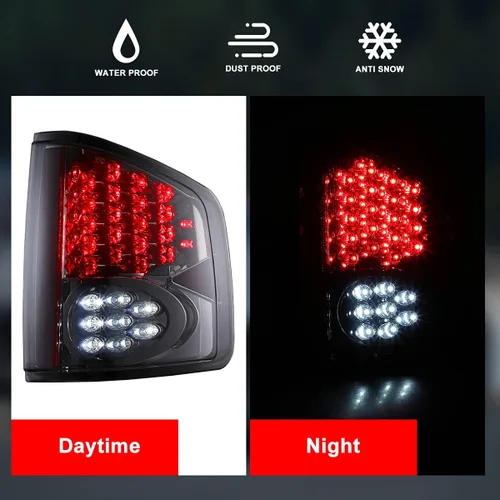 Miniatura 4 de Nixon Offroad Luces traseras LED para Chevy S10 GMC Sonoma 1994-2004 y camioneta Isuzu Hombre 1996-2000, repuesto para el lado del conductor