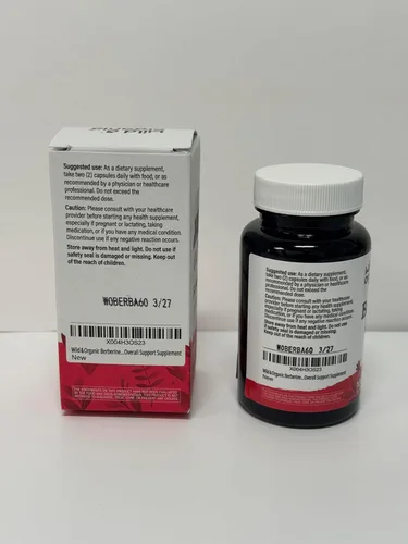 Miniatura 4 de Wild & Organic Berberina Suplemento Cápsulas 1000 mg