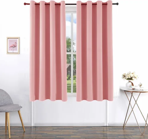 Miniatura 74 de Pickluc Cortinas Opacas Azul Marino para Sala de Estar, Cortinas Bloqueadoras de Luz con Ojales, Aislamiento Térmico, Reducción de Ruido, 52 Azul