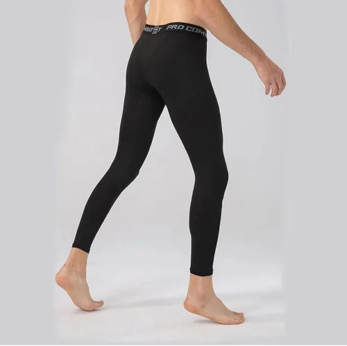 Miniatura 5 de HYCOPROT Pantalones de compresión para hombre, pantalones ajustados atléticos, leggings de capa base para correr, entrenamiento, deportes, yoga