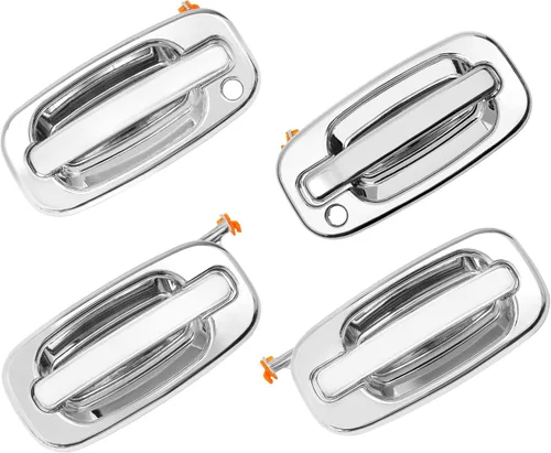 Miniatura 9 de Manija de puerta exterior, compatible con Chevy Silverado Suburban Tahoe Avalanche 1999-2007, GMC Sierra Yukon, Cadillac Escalade, exterior