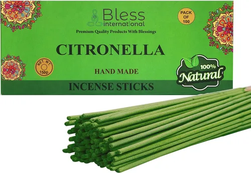 Miniatura 27 de Bless International varillas de incienso 100 % natural hechas a mano, sumergidas a mano, el mejor aroma Incienso y mirra