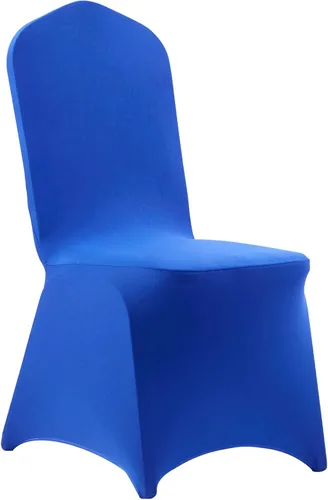 Miniatura 122 de VEVOR 150 fundas blancas para sillas de poliéster y elastano, fundas elásticas para bodas, fiestas, comedor, banquetes, sin pinzas, 150