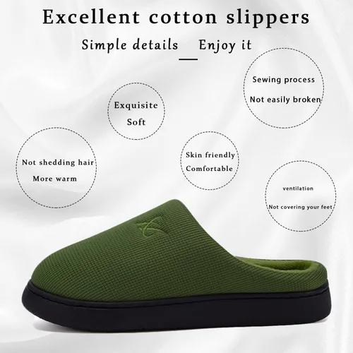 Miniatura 4 de Pantuflas de espuma viscoelástica para mujer y hombre.