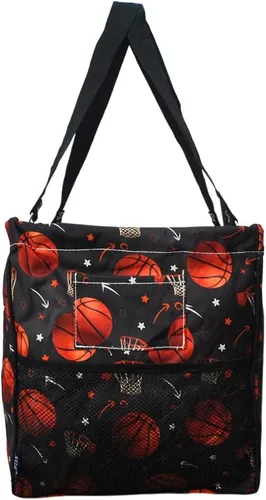 Miniatura 131 de NGIL Bolsa de comestibles reutilizable extra grande plegable de gran tamaño para comestibles, almacenamiento, picnic, playa, Bronco-negro occidental