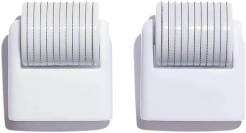 Miniatura 8 de StackedSkincare Microneedling - Herramienta de refinación de piel con cabezal de rodillo reemplazable de 0.008 in - Microneedling cosmético para uso