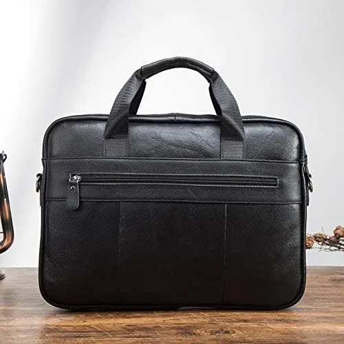 Miniatura 5 de Genuine Leather Sling Bag for Men Small Shoulder Messenger Pack for Outdoor Travel Business with Gift Box