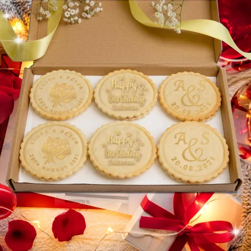 Miniatura 6 de Sello de galletas de Navidad personalizado con apellido, sellos de cortador de galletas personalizados para hornear, fondant, en relieve, cupcakes