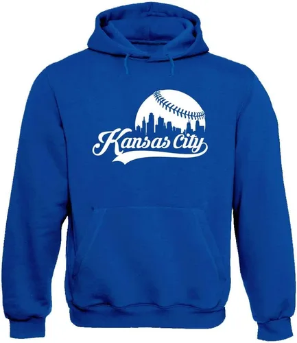 Miniatura 12 de Xtreme Apparrel Cityscape Skyline - Sudadera con capucha para hombre para fanáticos del béisbol