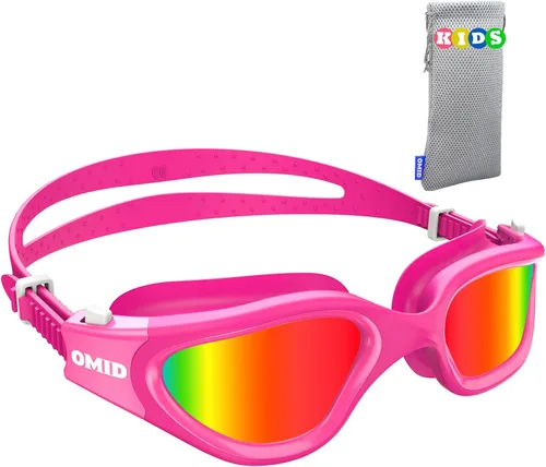 Miniatura 25 de OMID Kids Swim Goggles, P2mini Polarized Swimming Goggles Comfortable for Age 6-14
