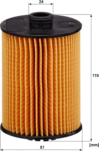 Miniatura 3 de Mann Filter HU 8009 z - Filtro de aceite de cartucho de repuesto compatible con VW (Volkswagen) Atlas, Atlas Cross