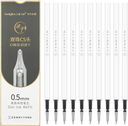 Miniatura 8 de Ddaowanx Bolígrafos de gel, tinta negra, secado rápido, 1/32 pulgadas, escritura suave, punta fina, bonitos suministros escolares, oficina, regalo 6