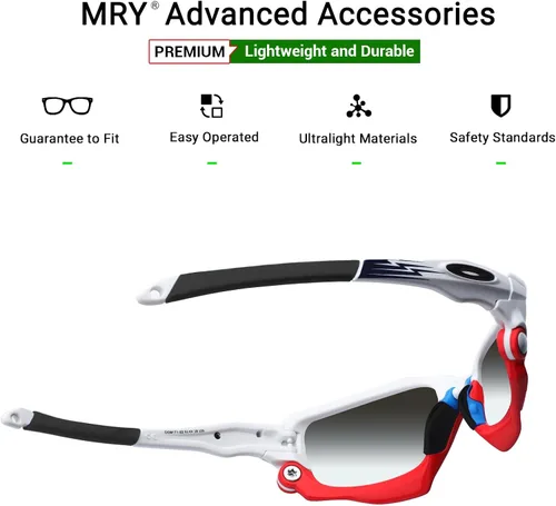 Miniatura 4 de Mryok Auriculares de repuesto para Oakley JawboneRacing JacketSplit Jacket - Opt