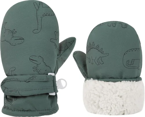 Miniatura 53 de Urban Virgin Guantes de invierno para bebés y niños pequeños, con forro polar, cálidos, impermeables, guantes de nieve para niños y niñas