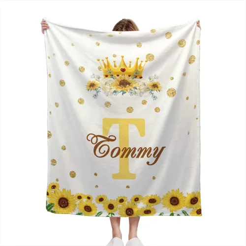Miniatura 9 de Mantas de bebé personalizadas con nombre, mantas de bebé personalizadas para niñas y niños, manta suave con nombre para niños, regalos Tropical