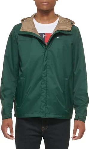 Miniatura 19 de Tommy Hilfiger Chaqueta impermeable con capucha, transpirable, ligera, para hombre