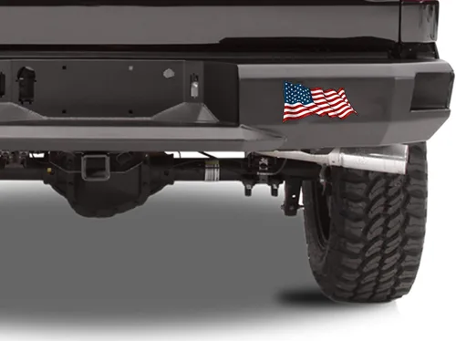 Miniatura 5 de Rogue River Tactical Calcomanía de Bandera de EE.UU. Calcomanía de Parachoques Calcomanía de Coche Regalo Patriótico Americano Ondulado Estados