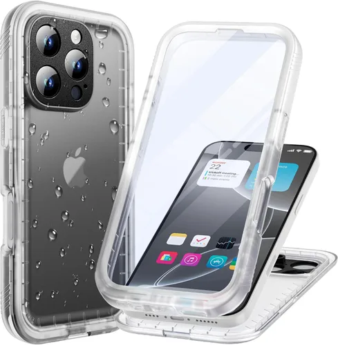 Miniatura 20 de Cozycase TOP Funda impermeable para iPhone 17 Pro Max - Grado militar resistente a todo 360 con protector de cámara de pantalla, doble IP68 a prueba