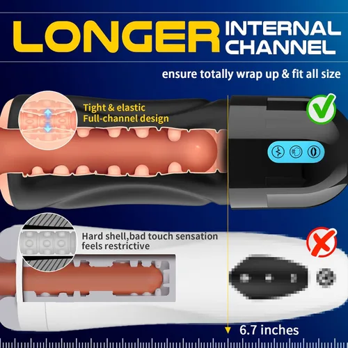 Miniatura 3 de Juguetes sexuales para adultos para hombres, Movakativ masturbador masculino de succión con bomba de pene, 10 vibraciones y 5 succiones, vibrador