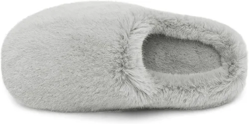 Miniatura 5 de DREAM PAIRS Pantuflas de invierno de felpa para mujer, para interiores y exteriores