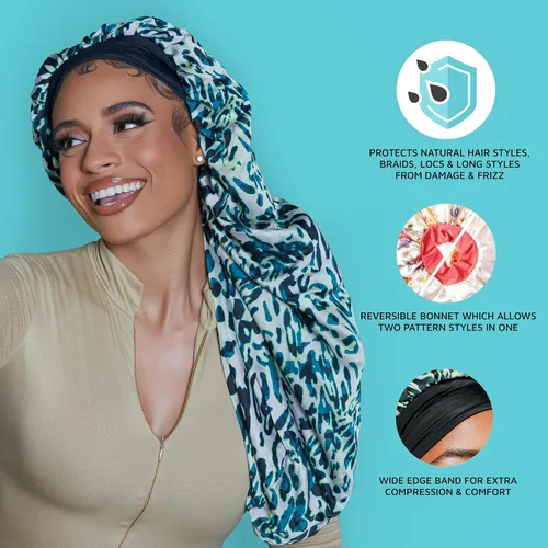 Miniatura 11 de Gorro reversible para el cabello Leopardo