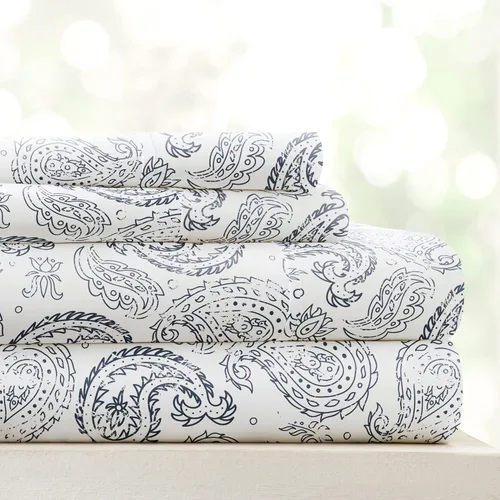 Miniatura 78 de Linen Market Sábanas para cama de tamaño King (azul claro) – Duerme mejor que nunca con estas sábanas King suaves y refrescantes – Bolsillo profundo
