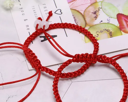 Miniatura 5 de PENTA ANGEL Pulsera de cuerda de mano roja, 12 piezas, ajustable, trenzada, correa de cordón de la suerte para protección, éxito, amistad
