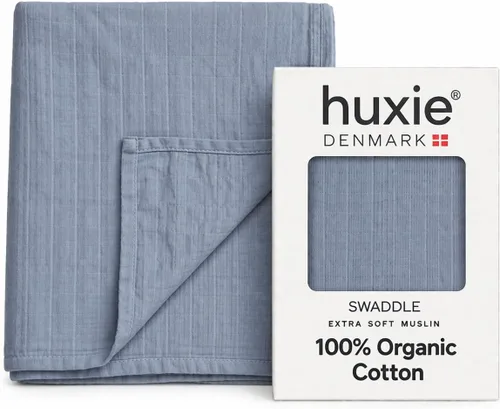 Miniatura 20 de Swaddle - 100% algodón orgánico - Mantas de muselina para recién nacido, 47 x 47 pulgadas (corazones verdes)