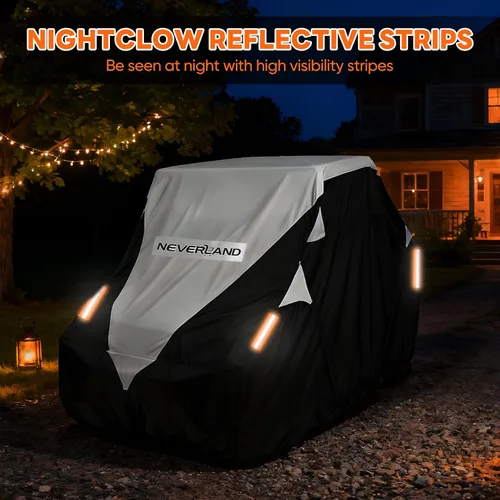 Miniatura 7 de Neverland Cubierta UTV impermeable 300D resistente 2-3 plazas/4-6 plazas 4 puertas lado a lado, protección para todo tipo de clima, compatible