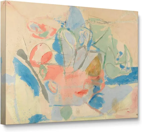 Niwo ART - Montañas y mar, serie de pinturas más famosas del mundo, lienzo de pared para decoración del hogar, envoltura de galería, estirado,