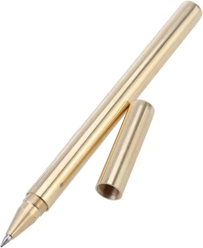 TEHAUX Pluma de letrero de metal de 0.020 in de latón, superficie de espejo de gel, ideal para necesidades de oficina