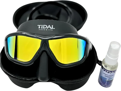 Miniatura 8 de Máscara de apnea Tidal Glide - Máscara de bajo volumen diseñada para apnea, pesca submarina y esnórquel. Máscara antivaho de apnea.