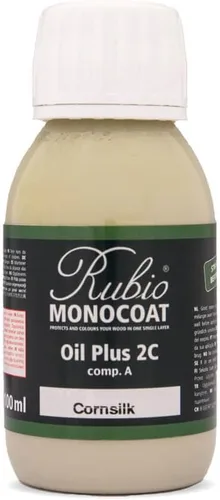 Miniatura 80 de Rubio Monocoat Muestra de Acabado de Aceite para Madera - Puro Aceite Plus Parte A Aceite de Linaza de Secado Rápido y Ecológico para Uso Pure