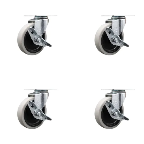 Miniatura 16 de Service Caster Marca – Compatible con/reemplazo para – Carritos de limpieza de conserje – Se adapta a la mayoría de carritos de limpieza Rubbermaid