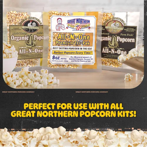 Miniatura 7 de Máquina para palomitas de maíz perfectas Great Northern de 10 oz, hace 12 cuartos de galón, Negro