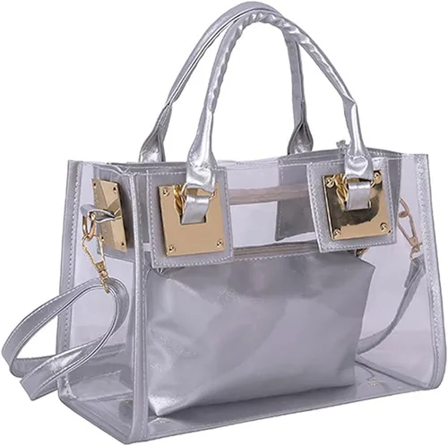Miniatura 7 de Cooba Bolso transparente para mujer, 2 unidades, de jalea transparente